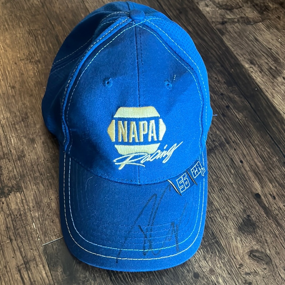 Napa Racing #56 Martin Truex Jr Signed Hat
